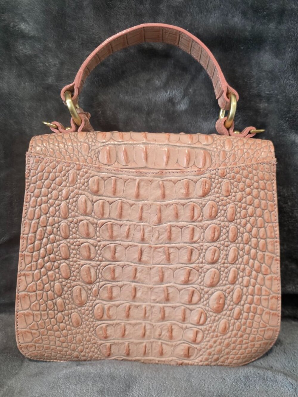 Brahmin Vittoria Rose Convertible Satchel/Crossbody Bag (excellent condition) - Picture 5 of 12